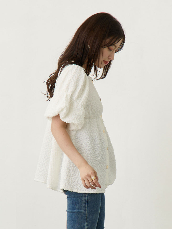 ホイップ2wayトップス White