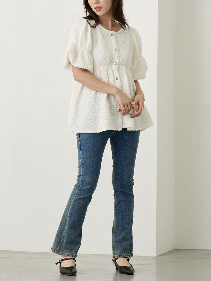 ホイップ2wayトップス White