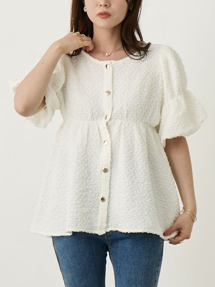 ホイップ2wayトップス White