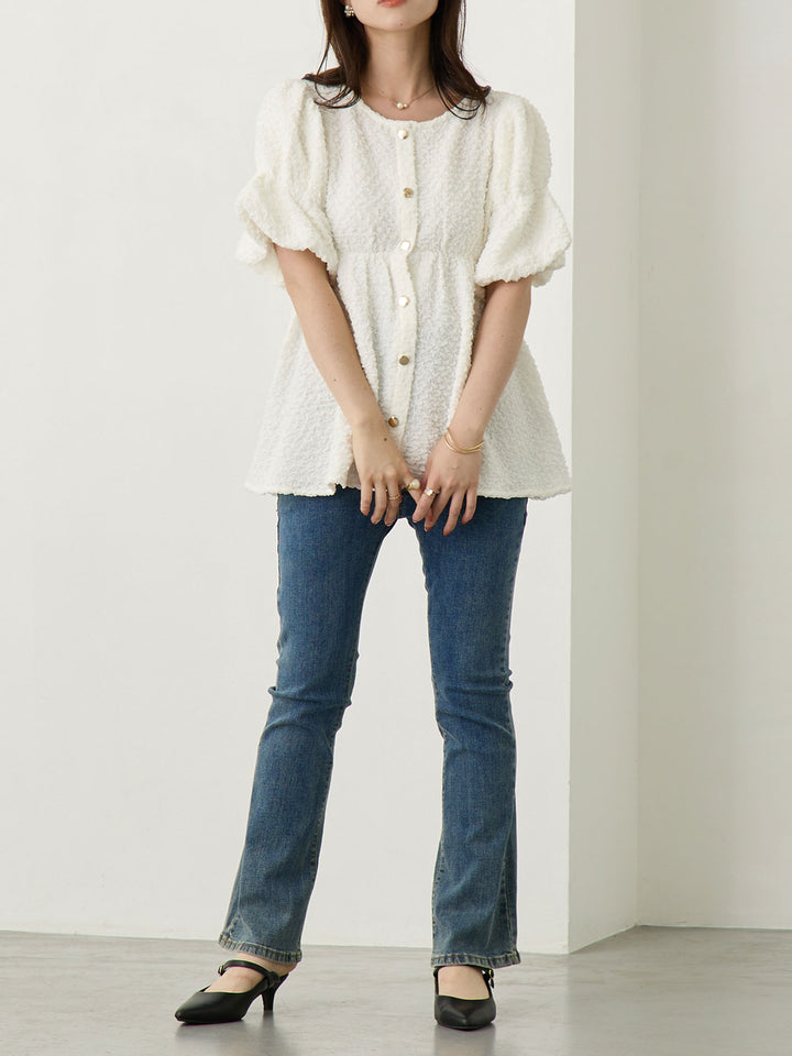 ホイップ2wayトップス White