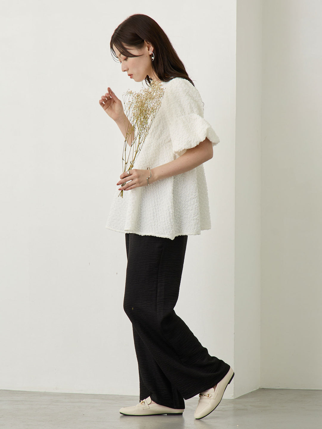 ホイップ2wayトップス White