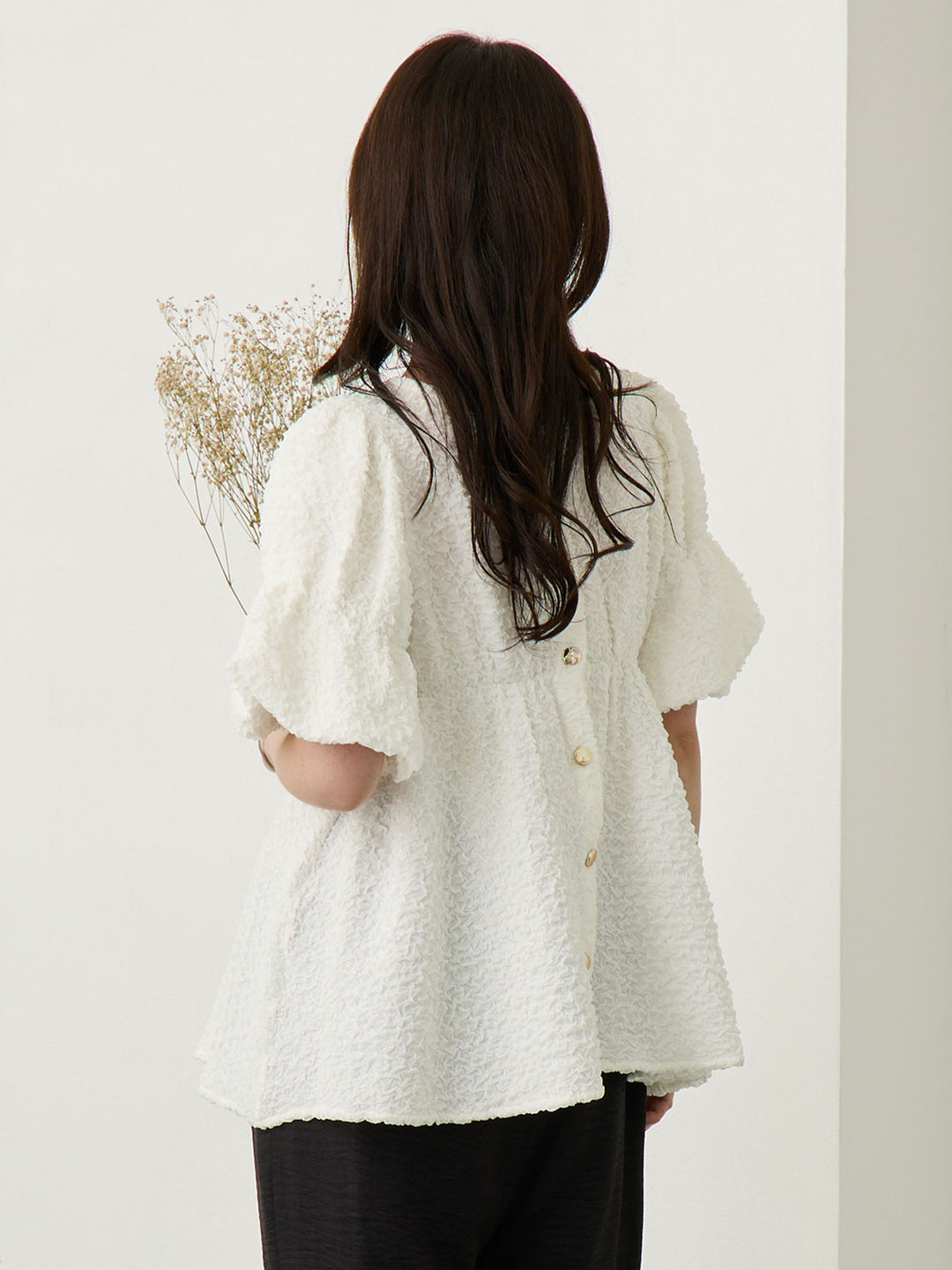 ホイップ2wayトップス White