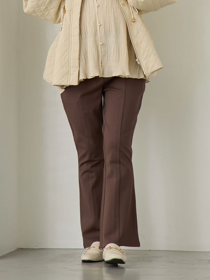 ポンチフレアパンツ Brown