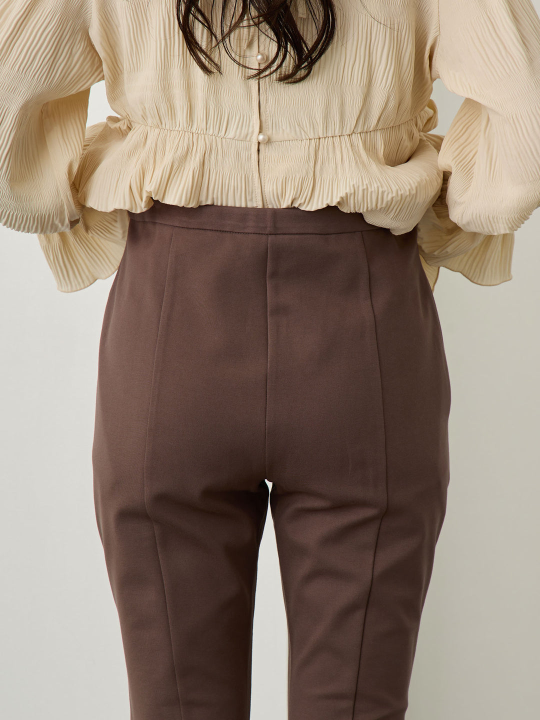ポンチフレアパンツ Beige