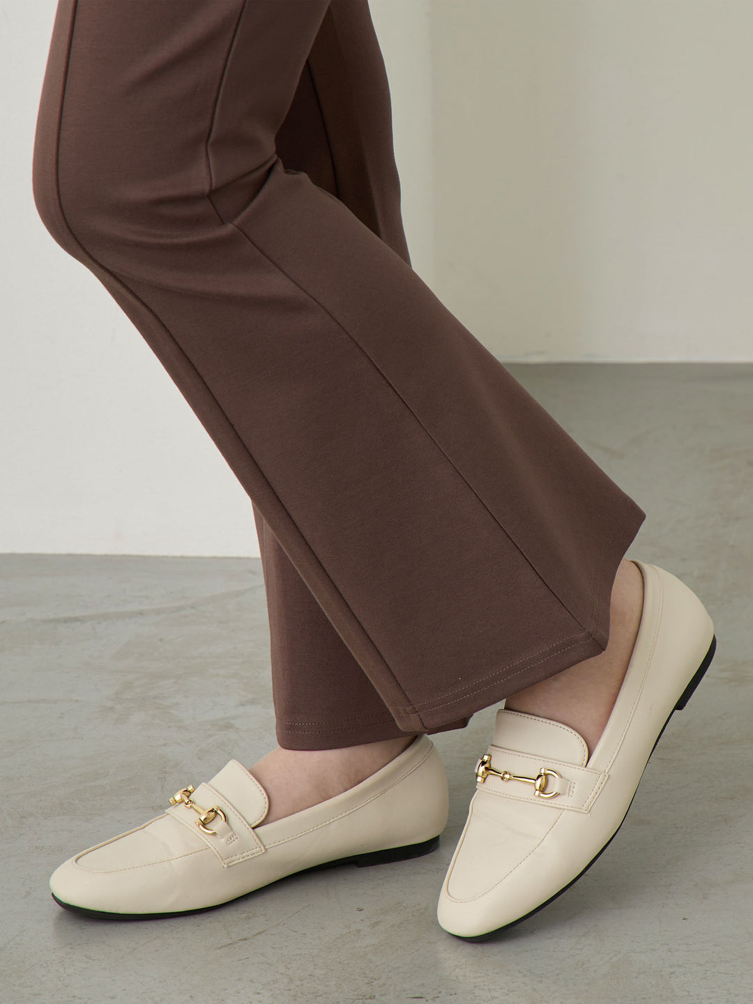 ポンチフレアパンツ Beige