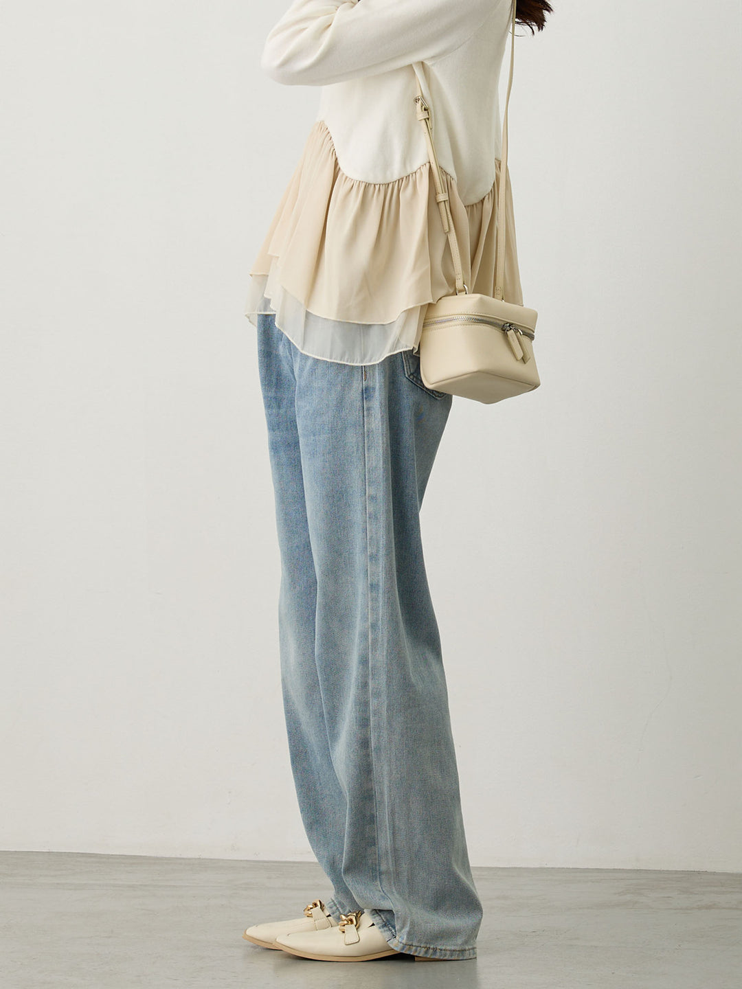 Maternity long denim Light blue