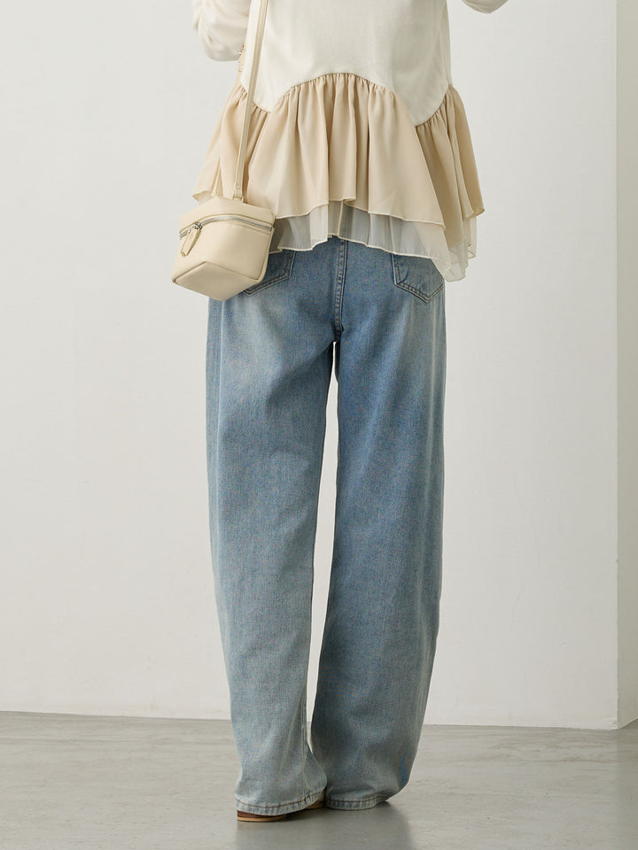 Maternity long denim Light blue