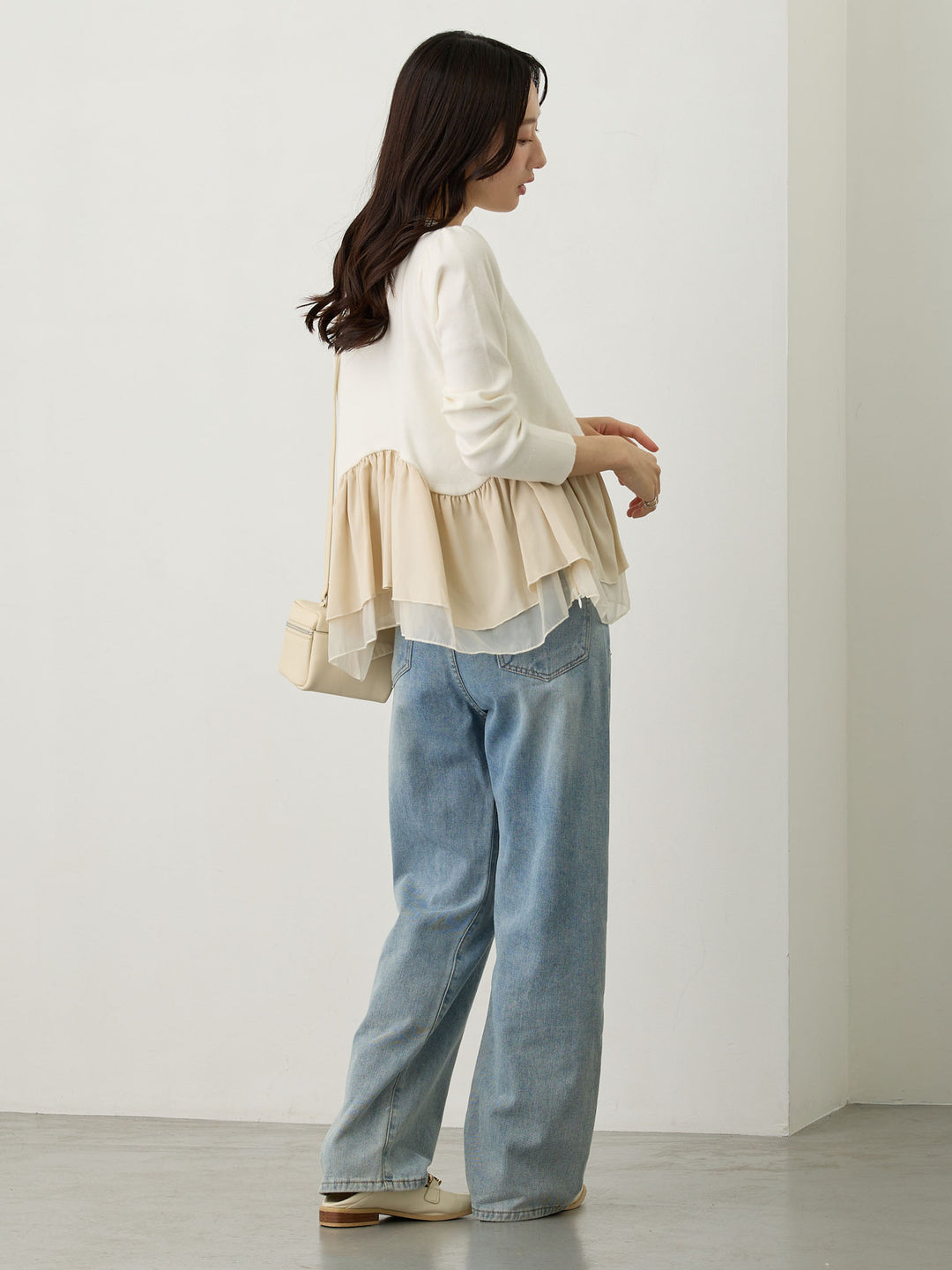 Maternity long denim Light blue