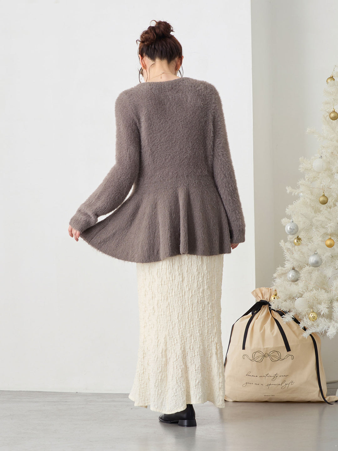 ストレッチマーメイドスカート Ivory