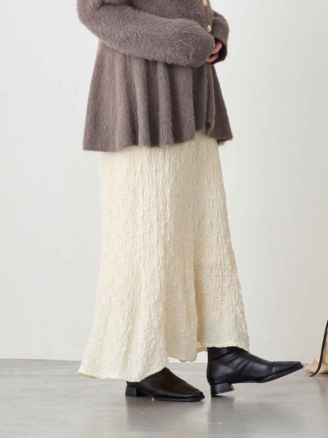 ストレッチマーメイドスカート Ivory