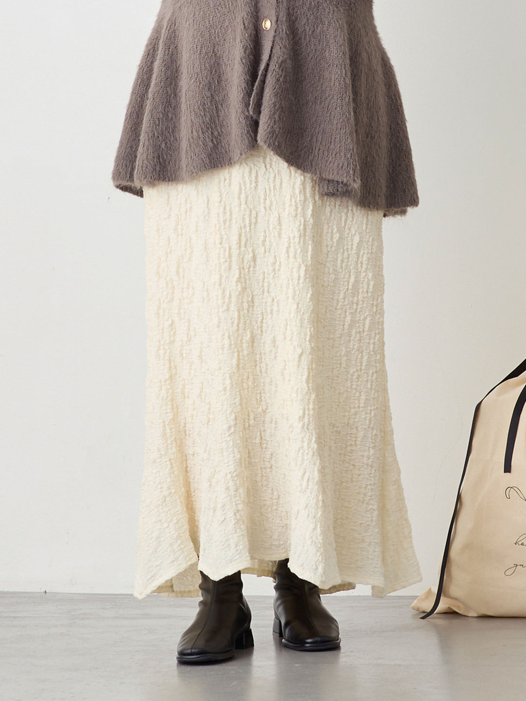 ストレッチマーメイドスカート Ivory