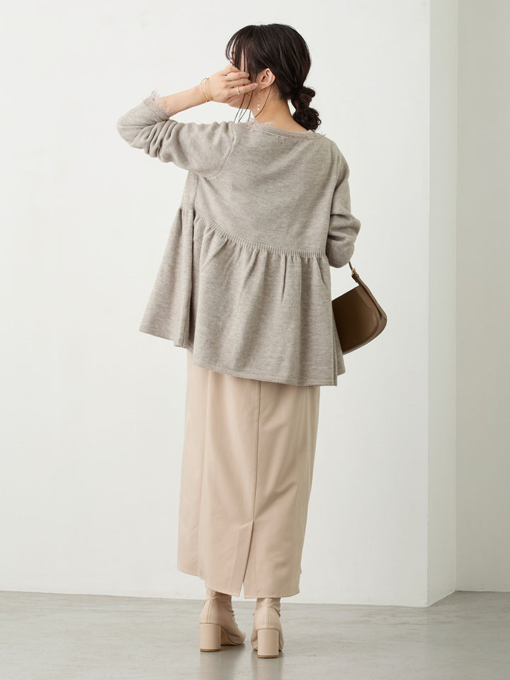 サイドリボンキャミワンピース Beige
