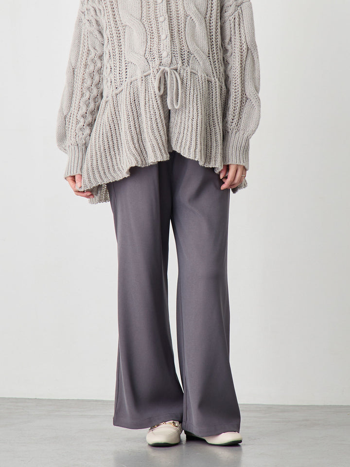 タックワイドパンツ Gray