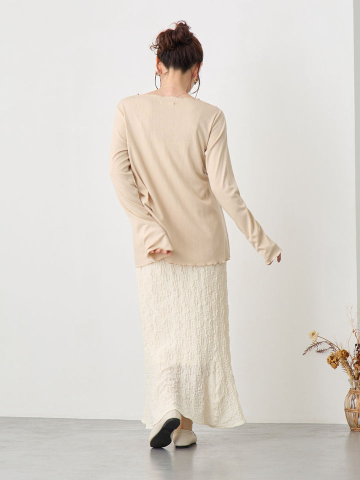 ストレッチマーメイドスカート Ivory