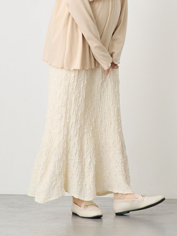 ストレッチマーメイドスカート Ivory