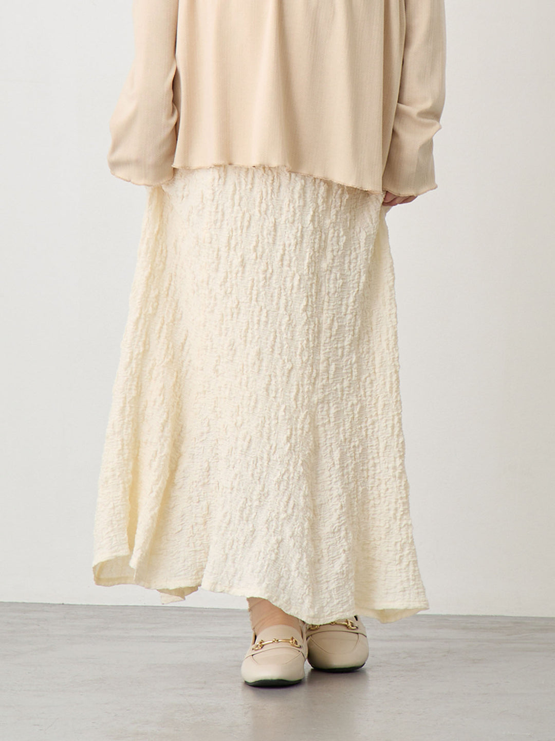 ストレッチマーメイドスカート Ivory