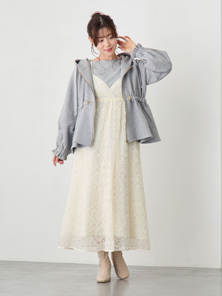 ダッカー付きダンボールライトアウター Gray
