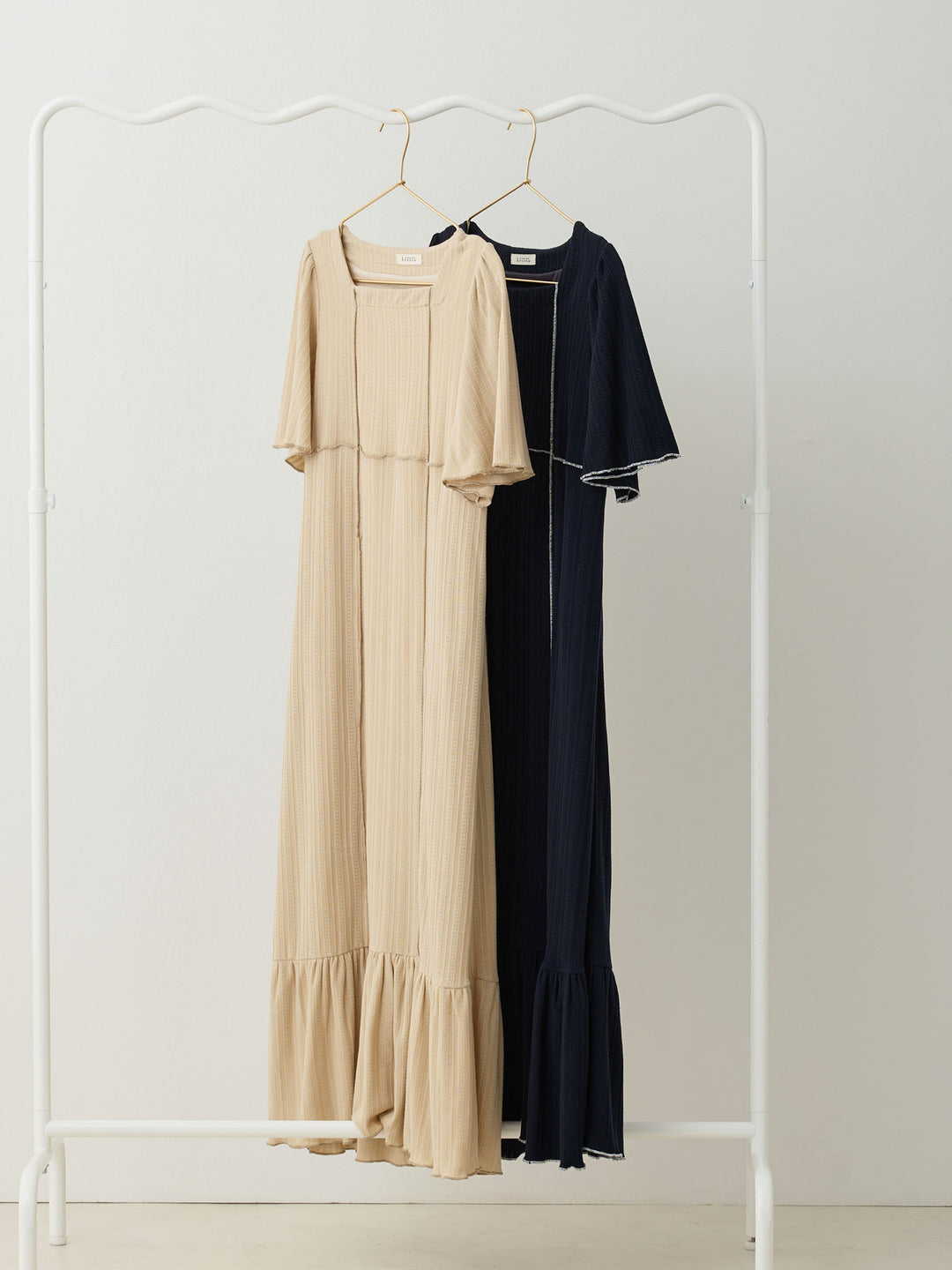 メローデザインワンピース Beige