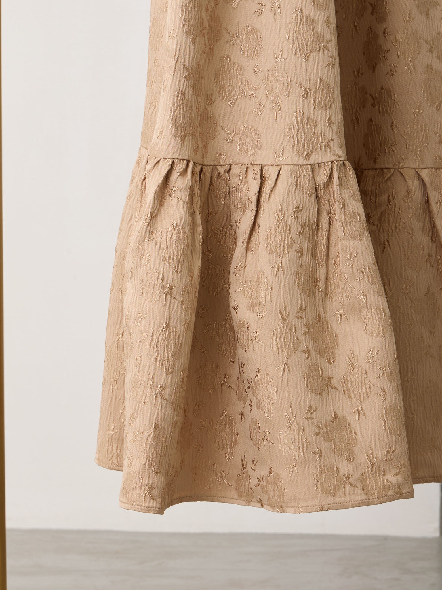 パフスリーブジャガードワンピース Beige – honono for mom&baby