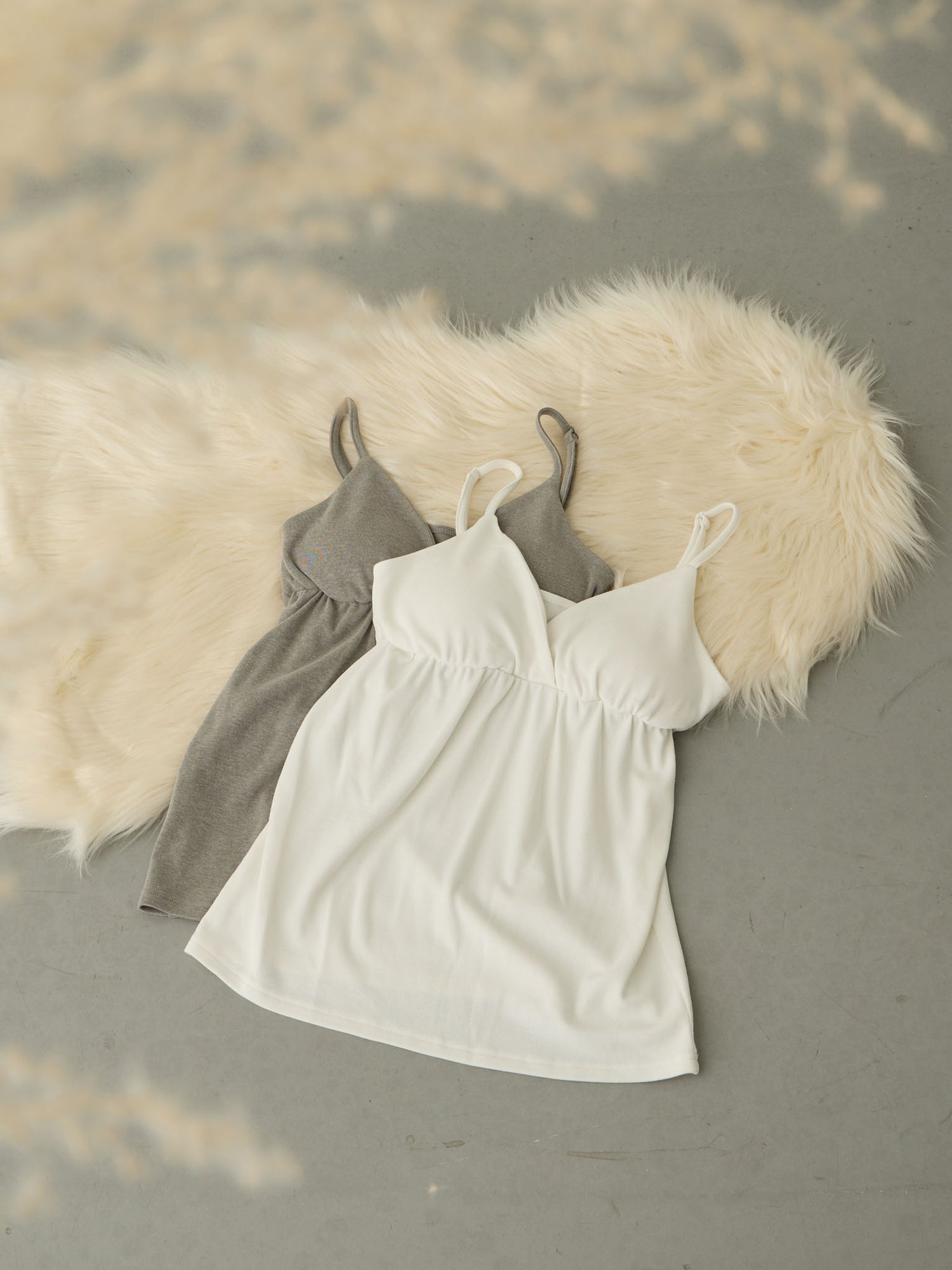 裏起毛カップ付きインナー White