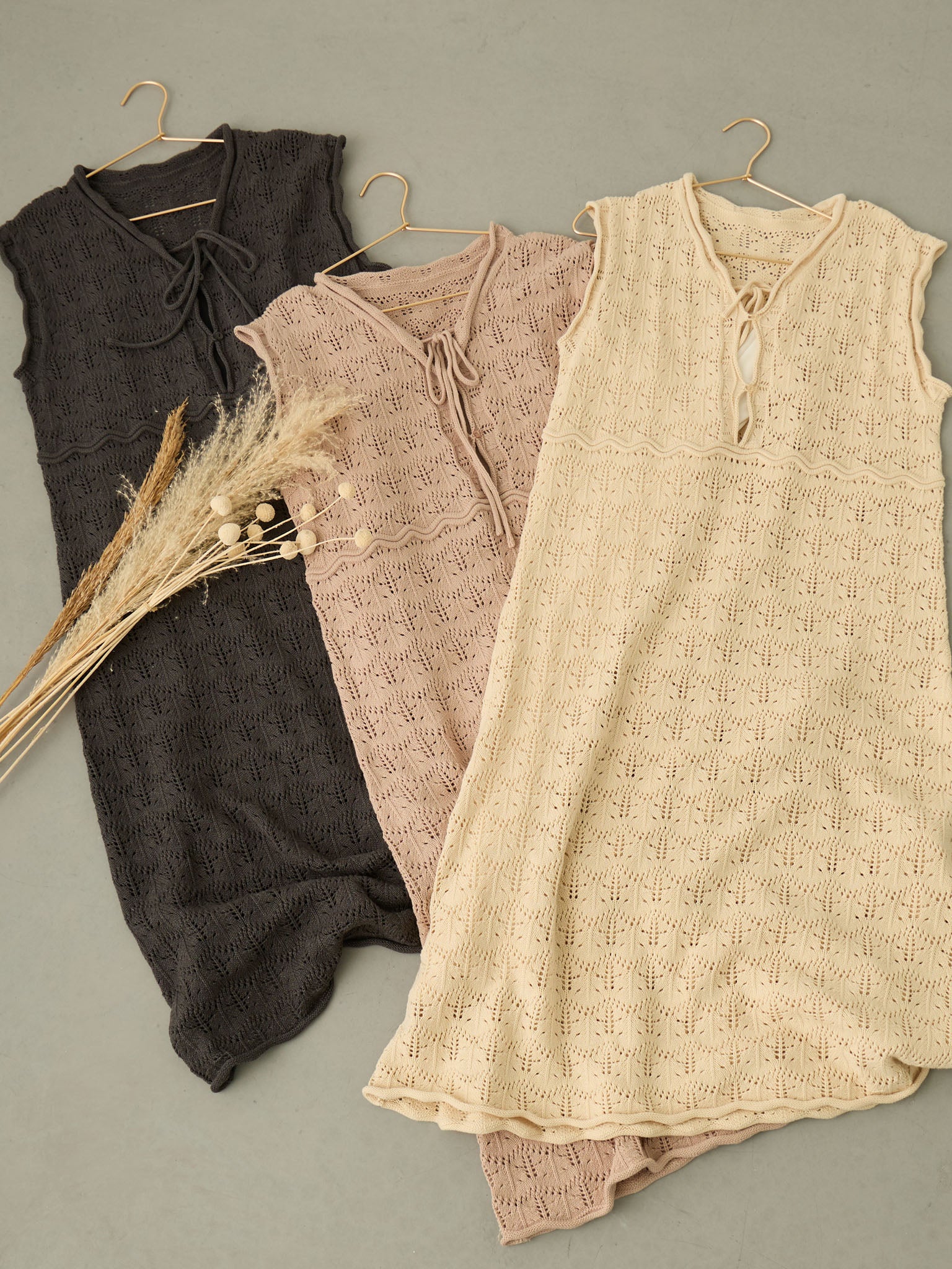 クロシェワンピース Charcoal – honono for mom&baby