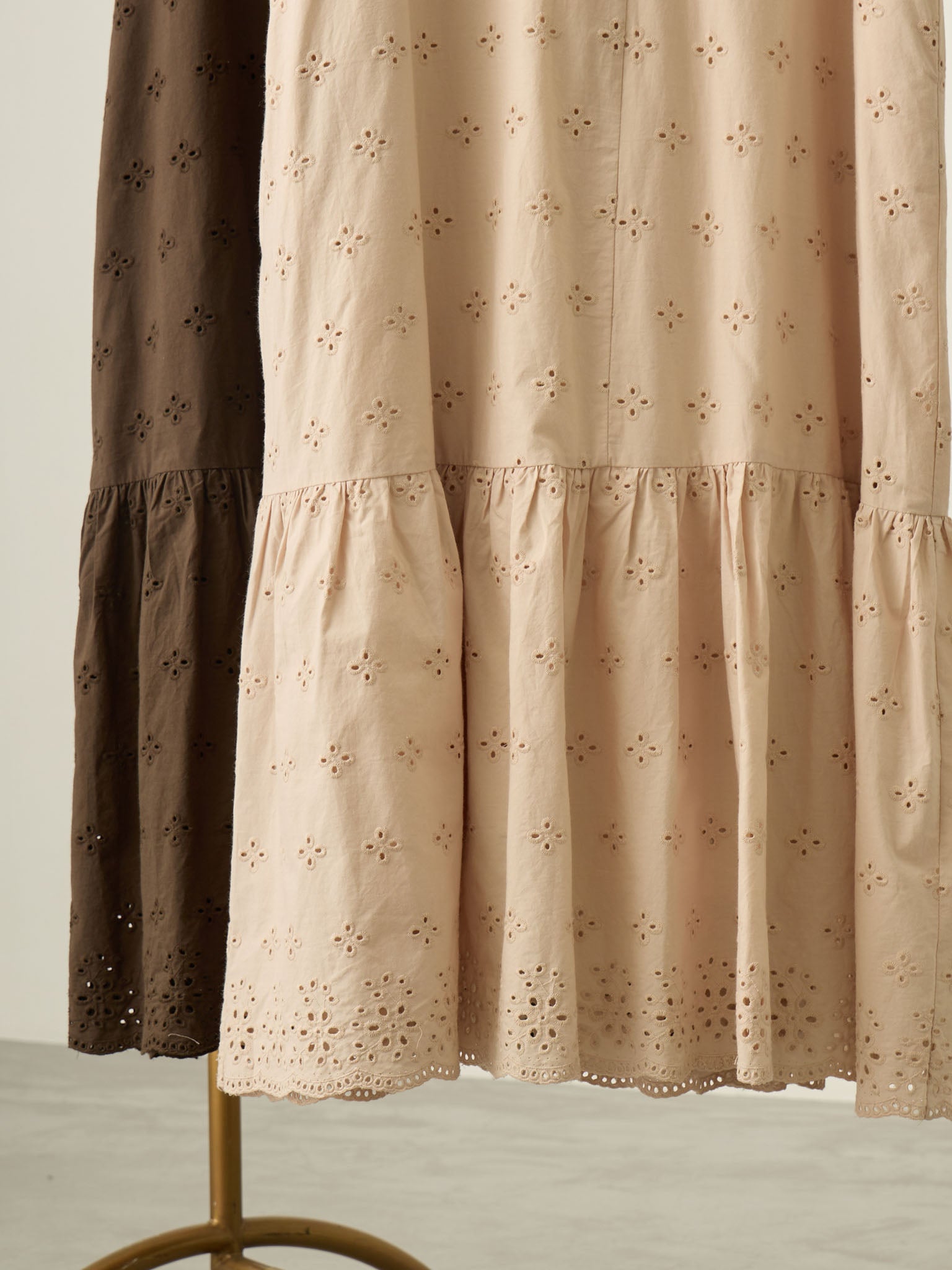 コットンレースワンピース Brown – honono for mom&baby
