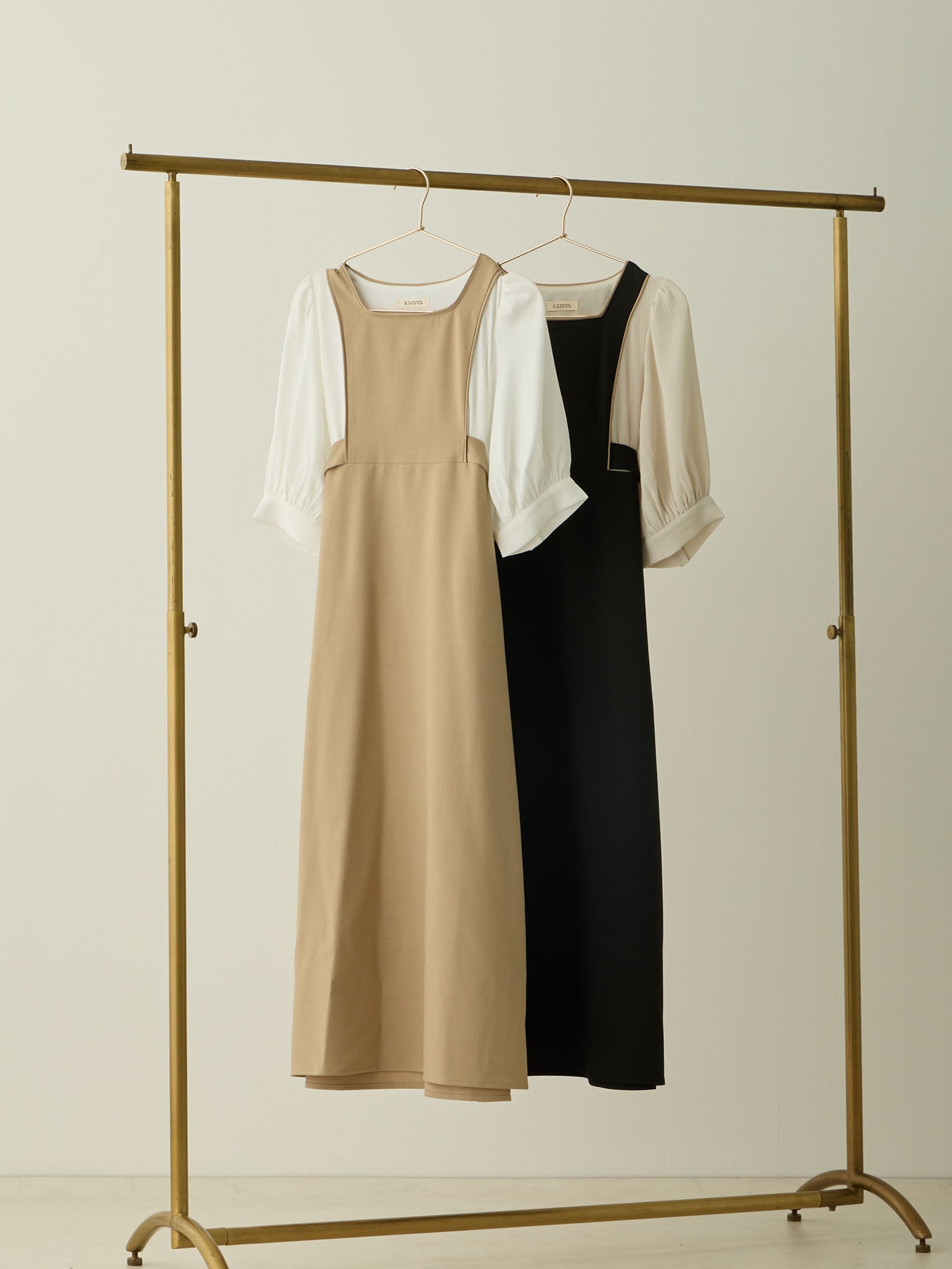 新品タグ付 honono ドッキングワンピース マタニティ ドッキングワンピース Beige – honono for mom&baby