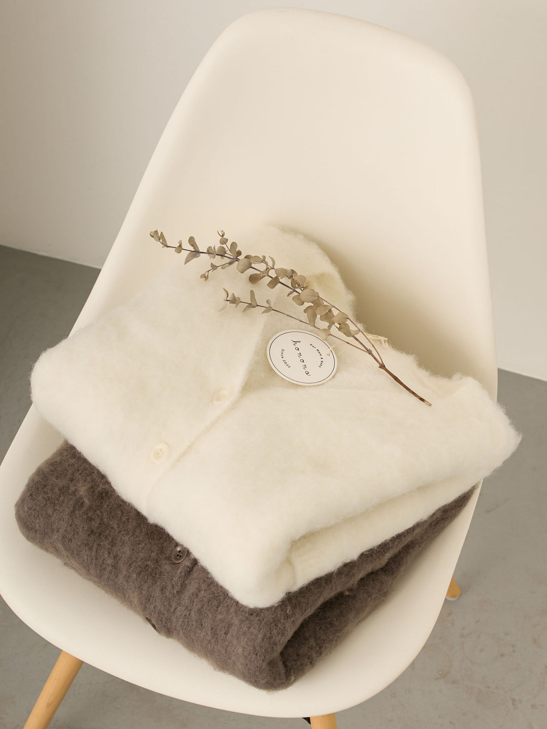 ふわシャギーカーディガン Ecru