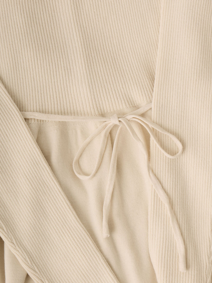 2wayペプラムニット Gray