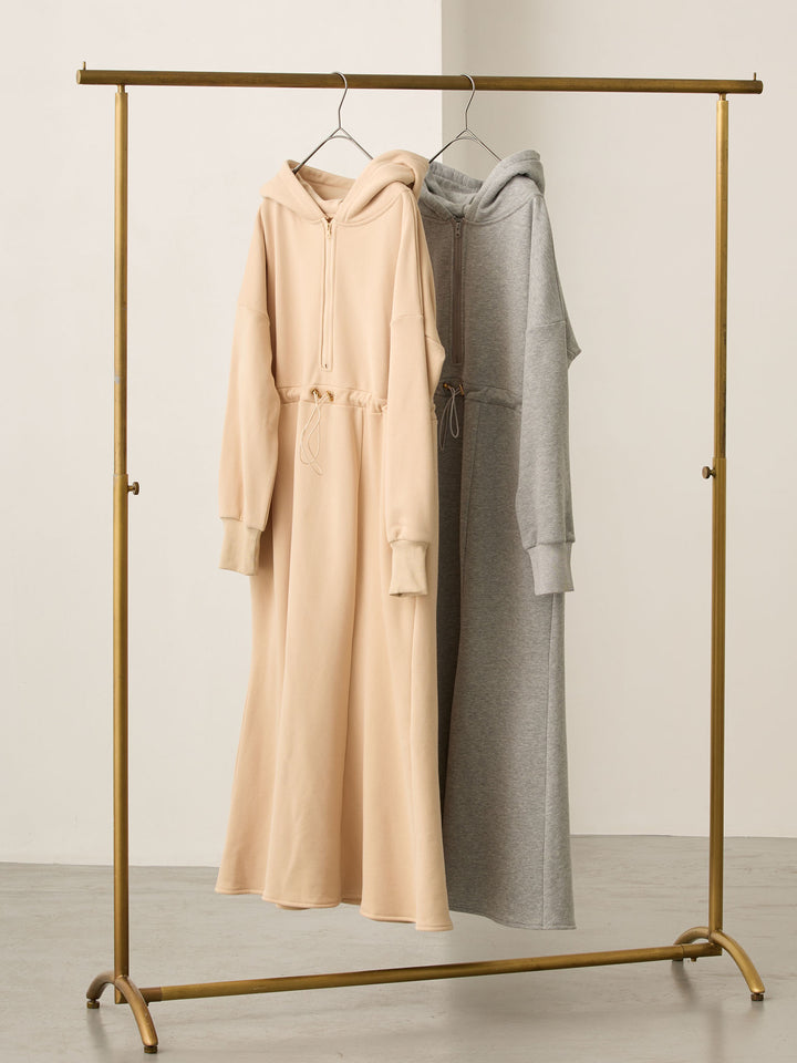 ほんのりマーメイドパーカーワンピース Gray