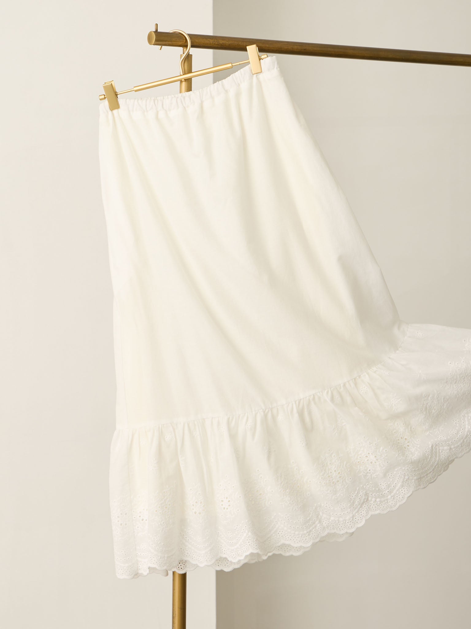 the virgins レースコットンスカート White コットンレーススカート ( white ) | popo coco