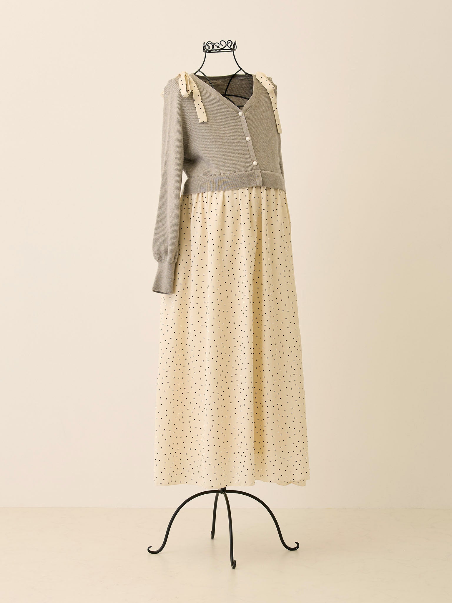 リブニットドッキングワンピース Gray – honono for mom&baby