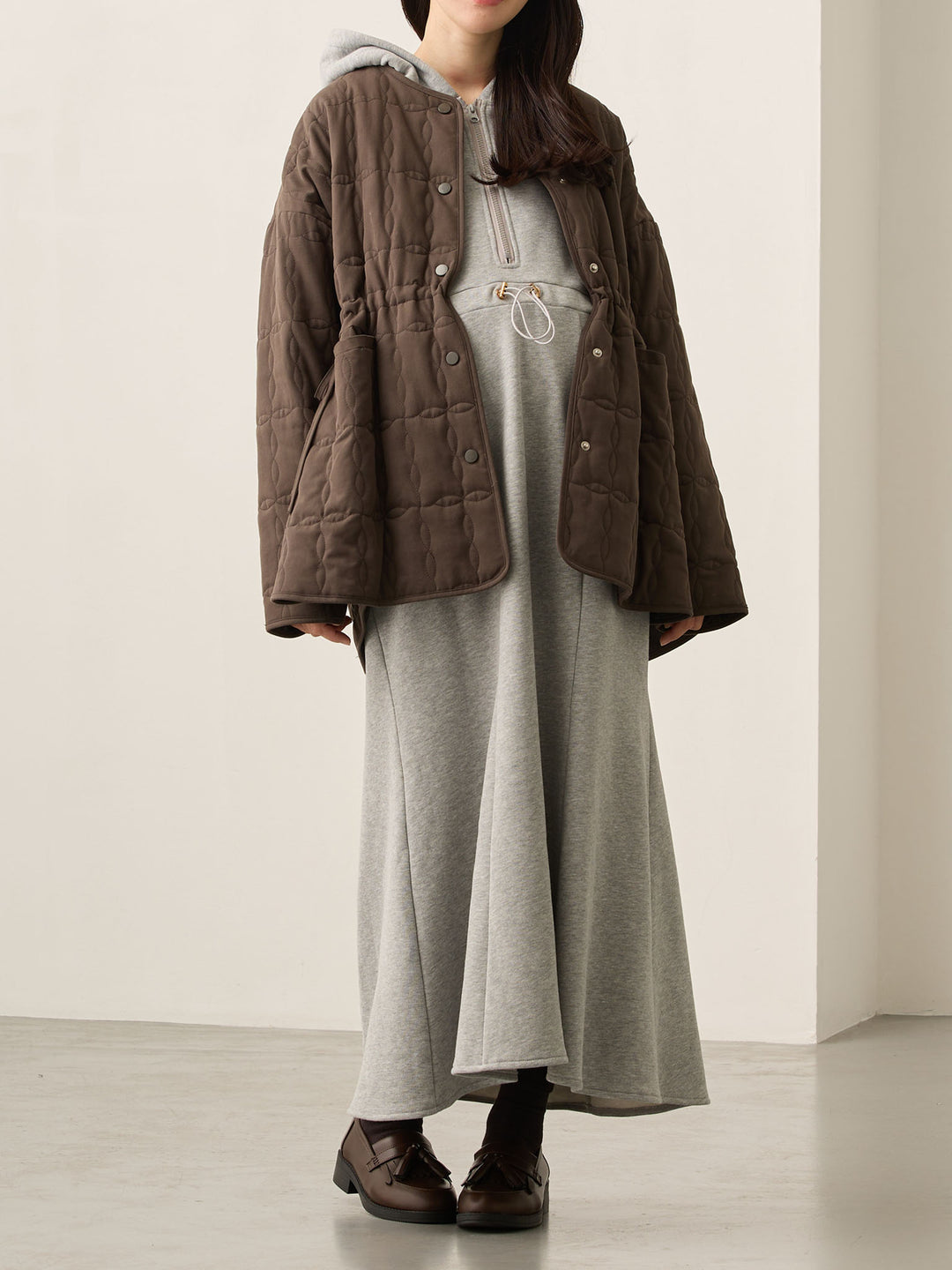 原创 Ducker 木炭绗缝外套