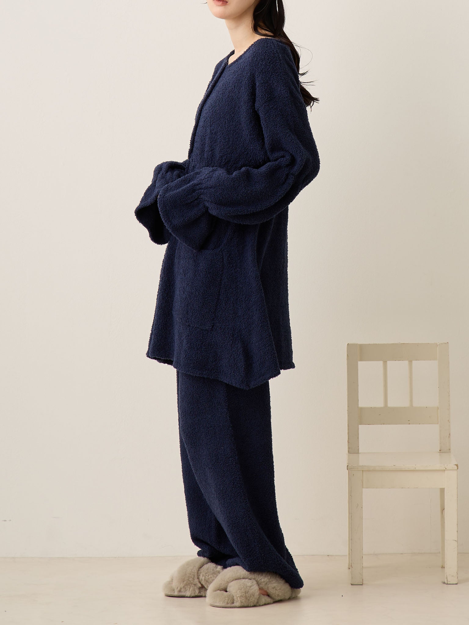 ふわもこパジャマセット Navy – honono for mom&baby