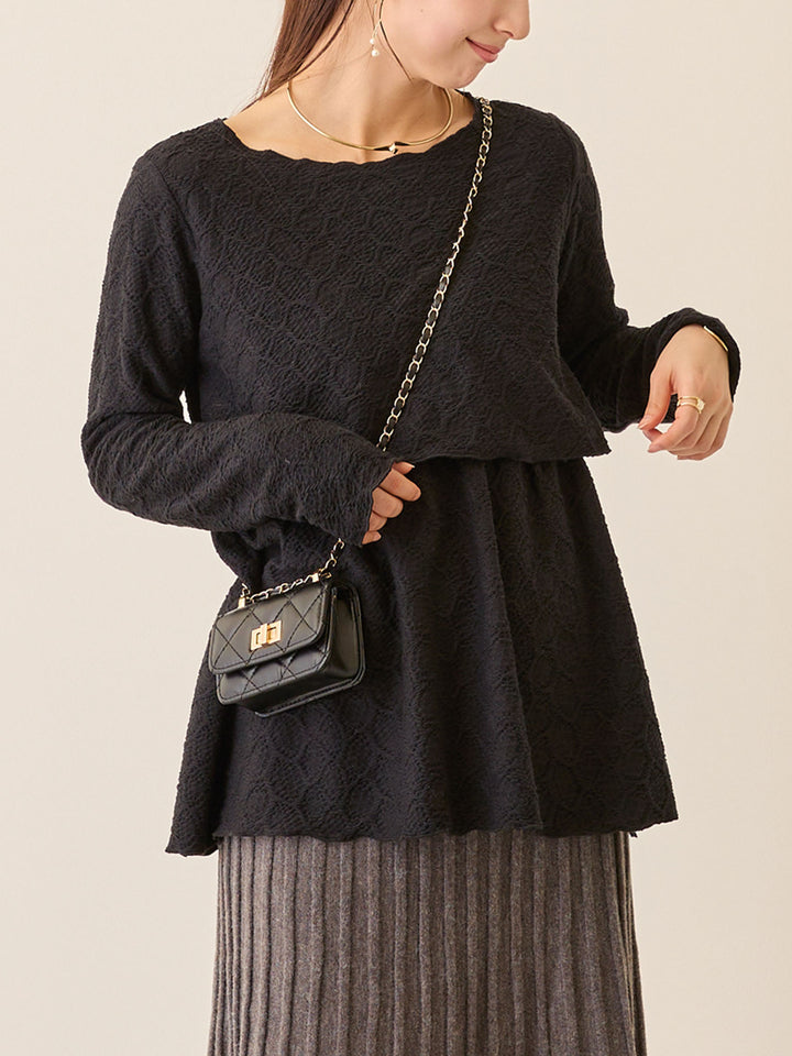 メローデザイントップス Black