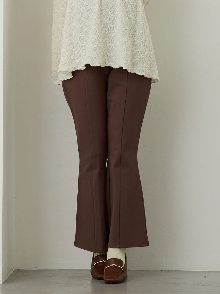 ポンチフレアパンツ Brown