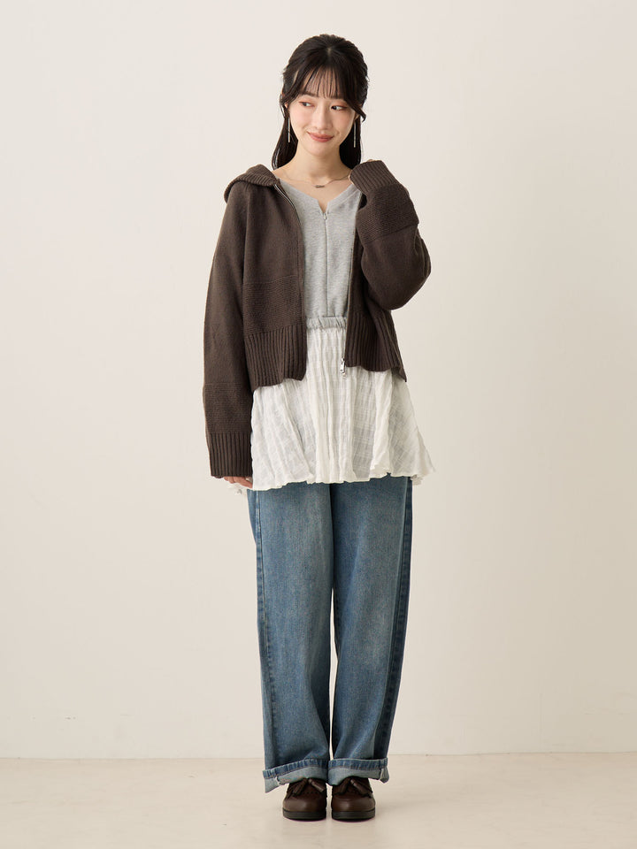 デニムロングパンツ Blue