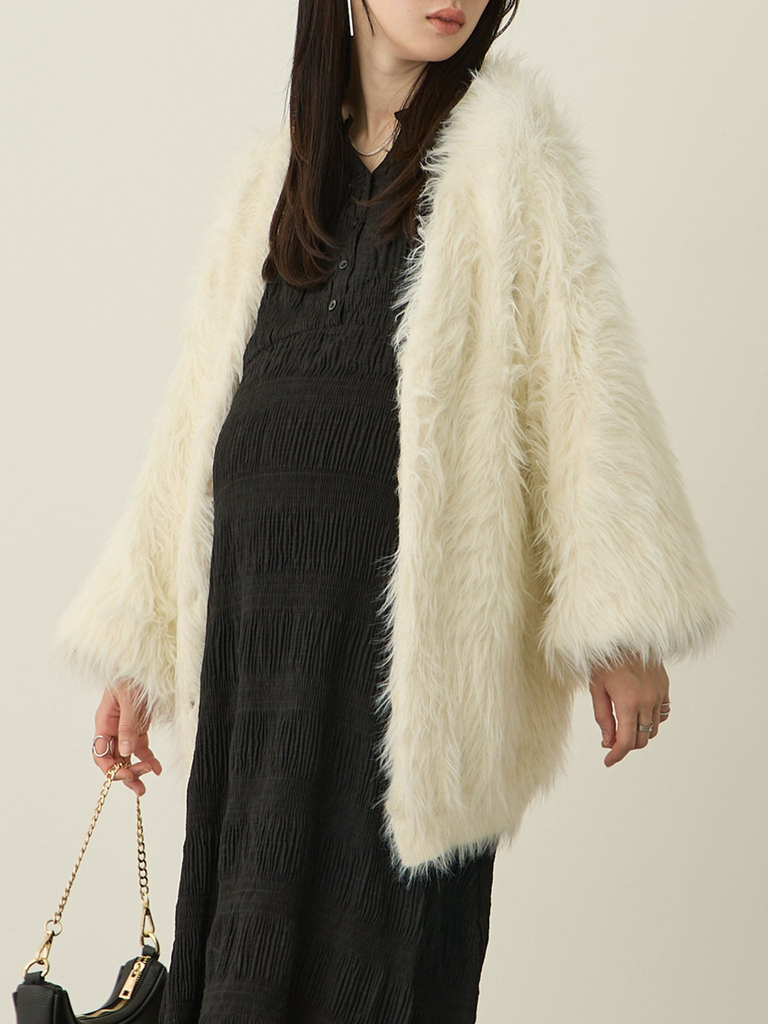 フラッフィーカーディガン Ecru