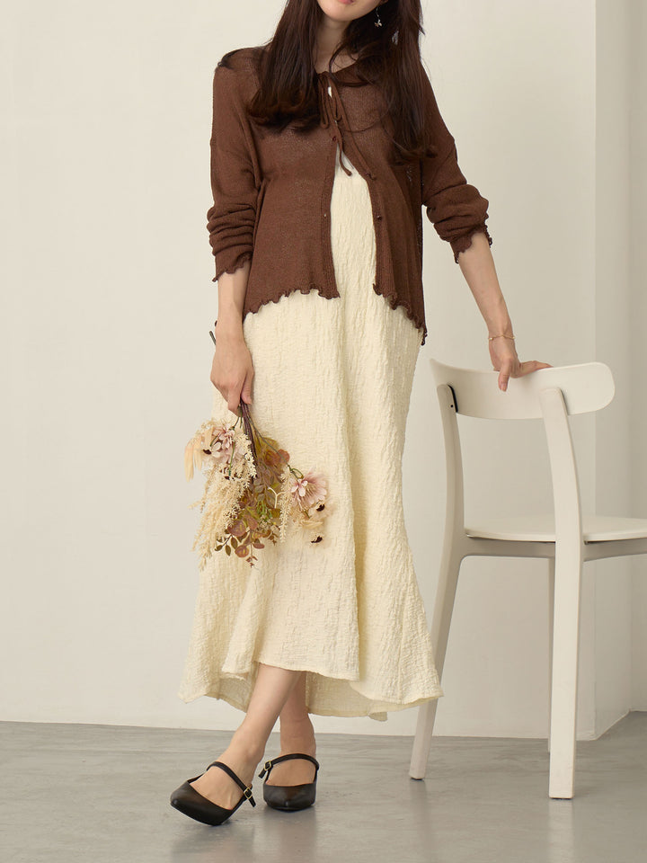 弹力美人鱼裙 象牙色