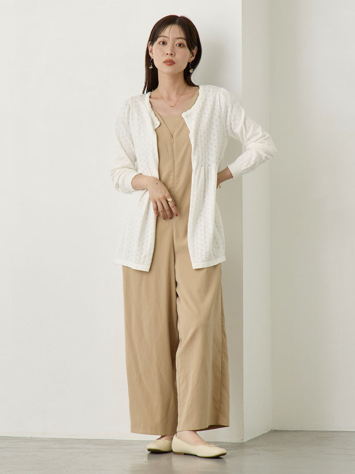 2wayアイレットカーディガン Ivory