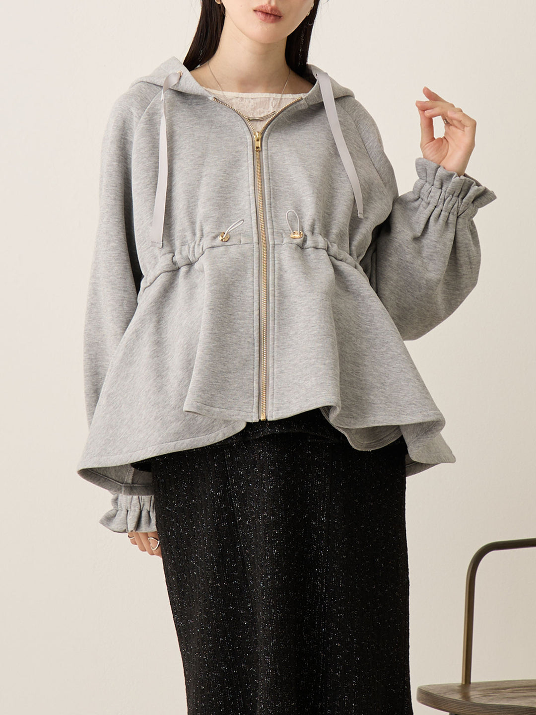 ダッカー付きダンボールライトアウター Gray