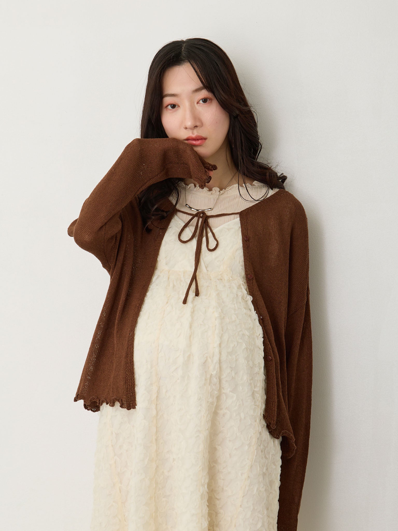 Summer Cardigan Brown