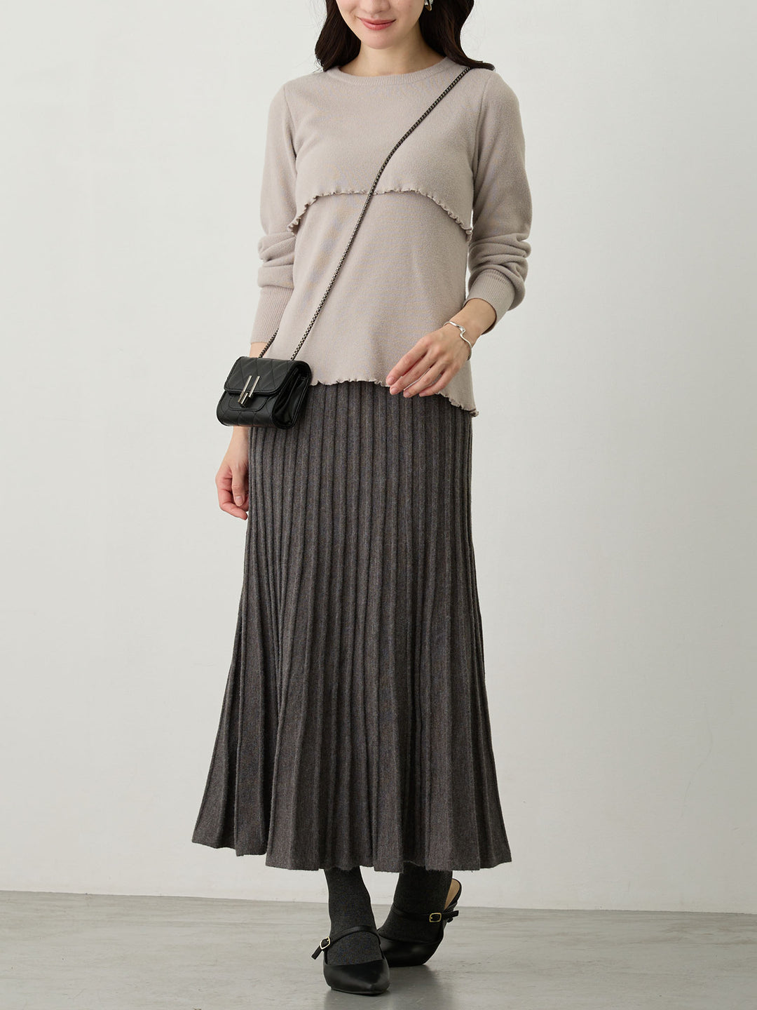 Simple Nursing Knit Ivory