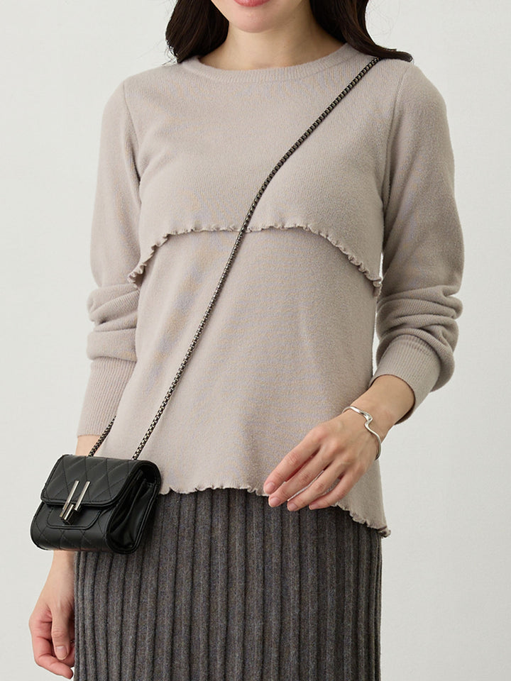 Simple Nursing Knit Ivory