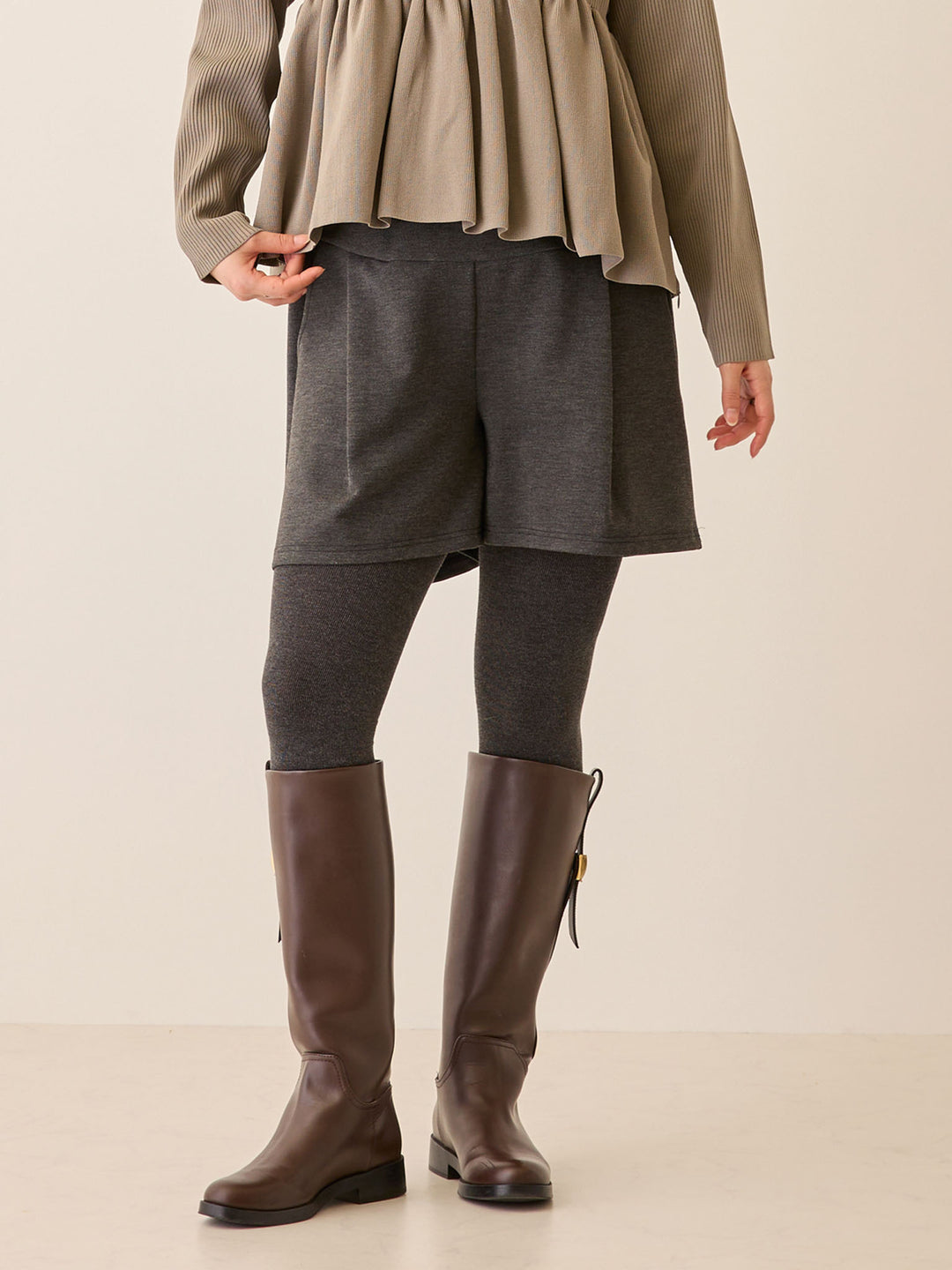 孕妇短裤 Heather 黑色