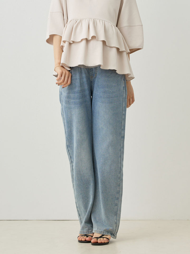 Maternity long denim Light blue
