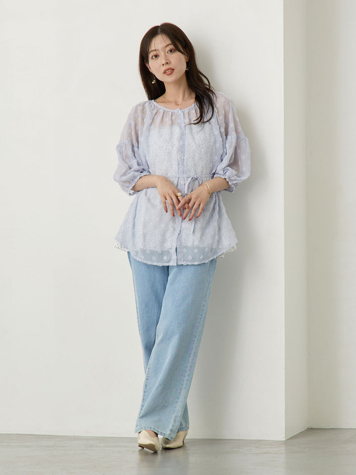 シアーチュニック Blue