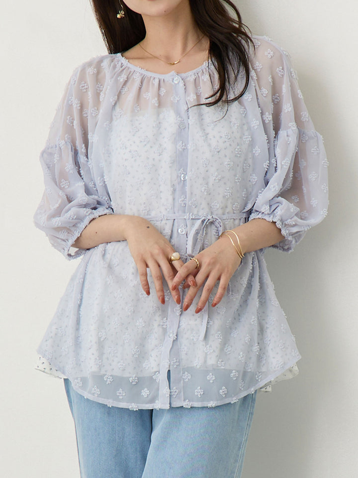 シアーチュニック Blue