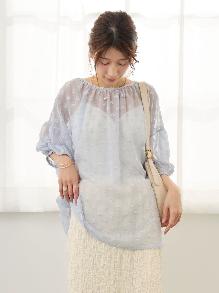 シアーチュニック Blue