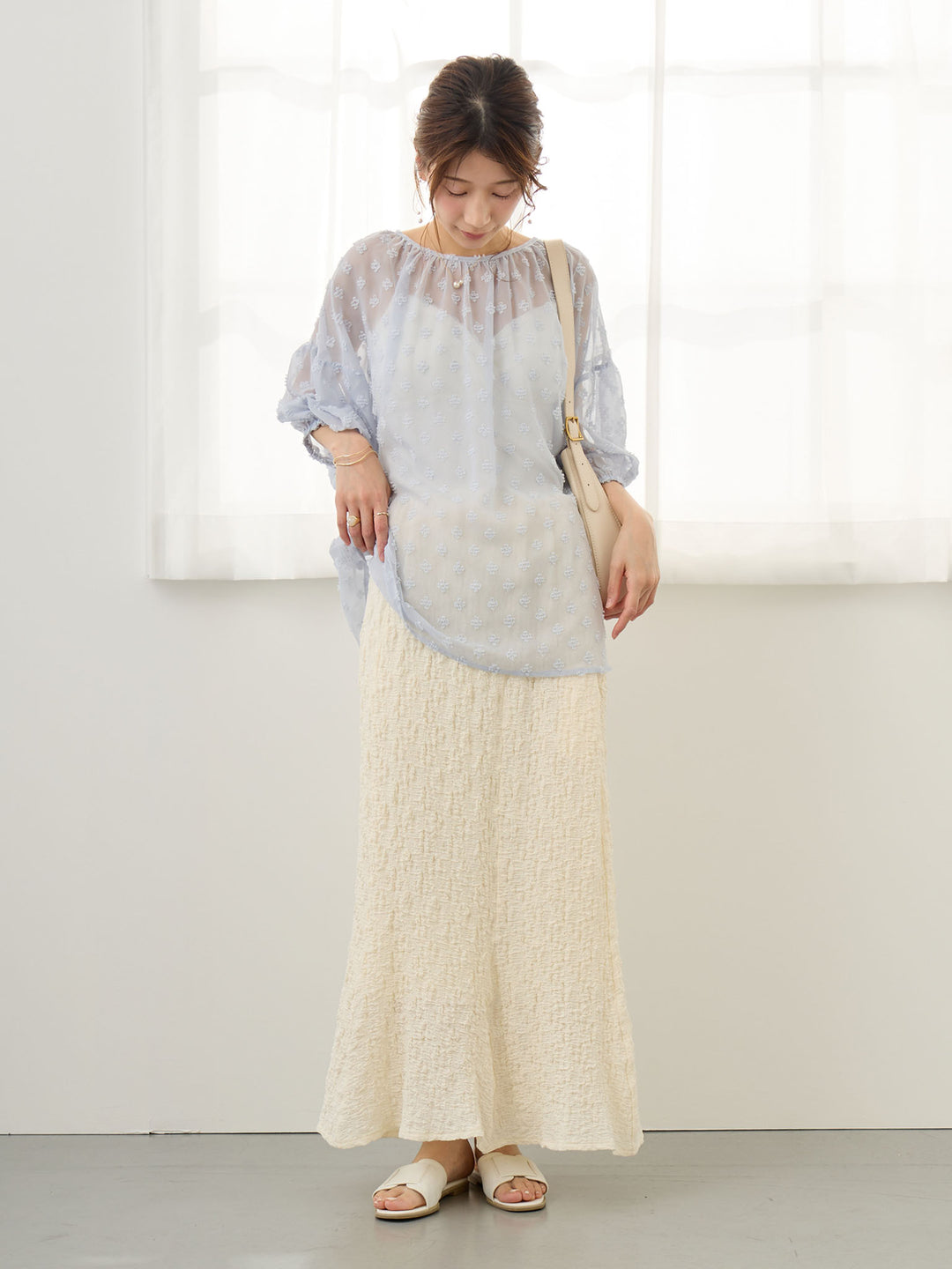 シアーチュニック Blue